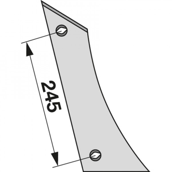 Piept cormana pentru plug Vogel&Noot PK3.001.03, PK300103, UN350: dreapta