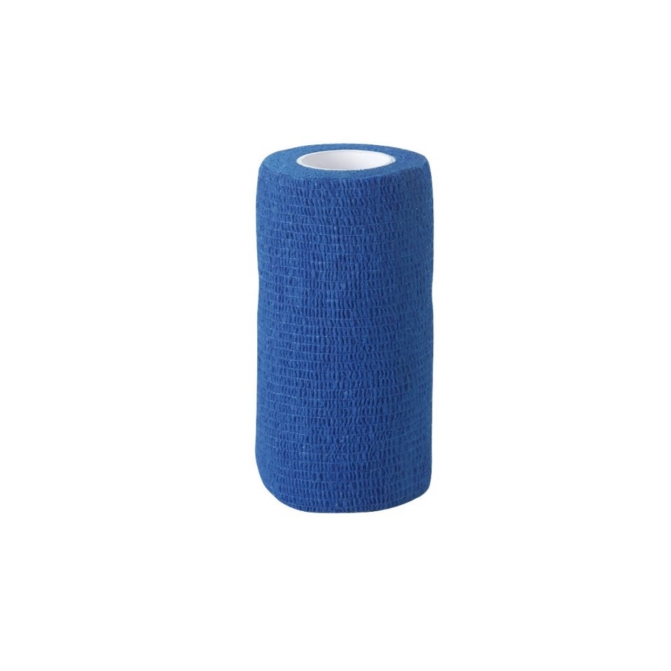 Rola bandaj autoadeziv VetLastic pentru ongloane - 10 x 450 cm albastru Kerbl