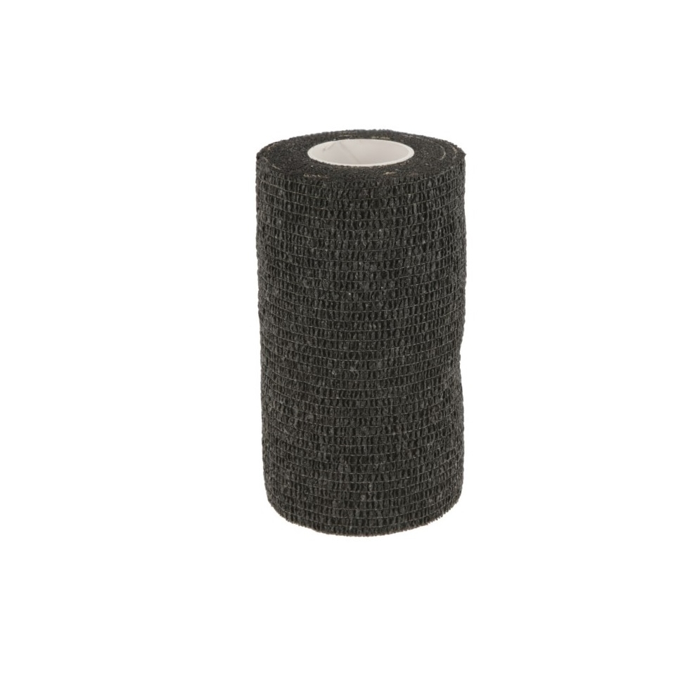 Rola bandaj autoadeziv VetLastic pentru ongloane - 10 x 450 cm negru Kerbl